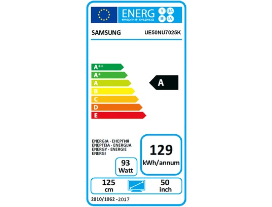 SAMSUNG - TV LED 4K 125 cm UE50NU7025
