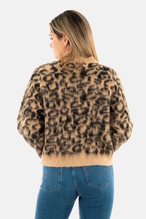 Pull hiver la petite etoile may 13-beige/noir