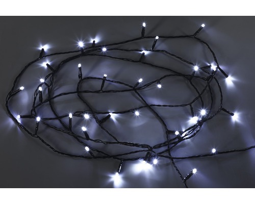 Lafiora lichtsnoer 11,9 m + 10 m aansluitsnoer 120 LED's koel wit blauwe lichtkleur incl. timer en kleurveranderingsfunctie