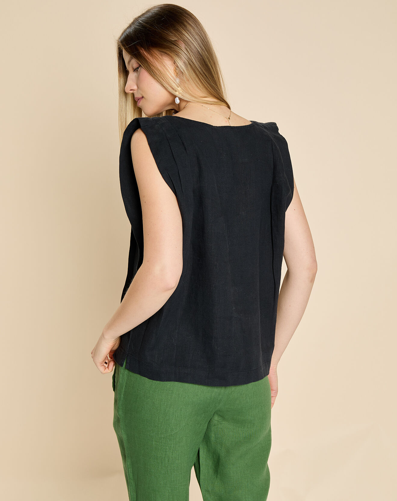 Harris Wilson Top 100% Lin Eli noir