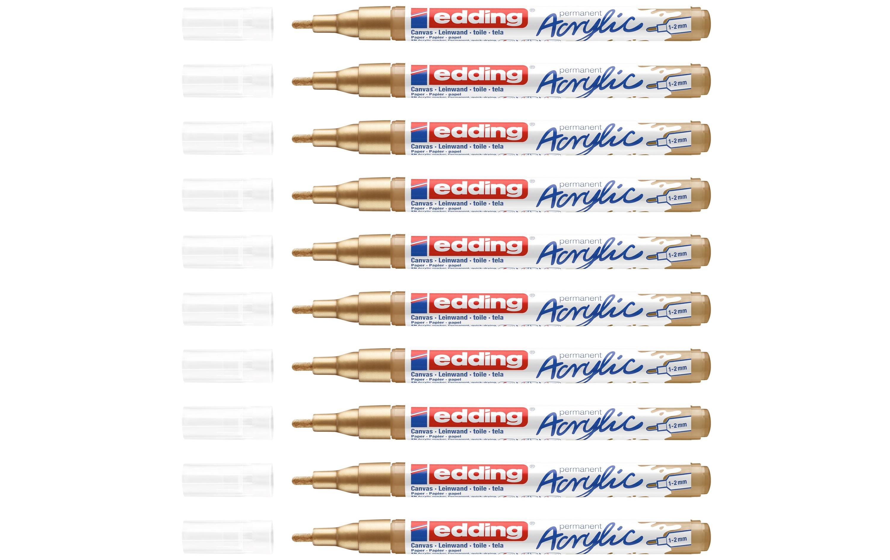 Acrylmarker 5300 Fein, GoldSchnelltrocknende Acrylstifte