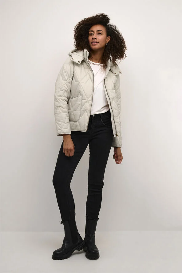 Cream CRGaiagro Short Jacket Feather gray