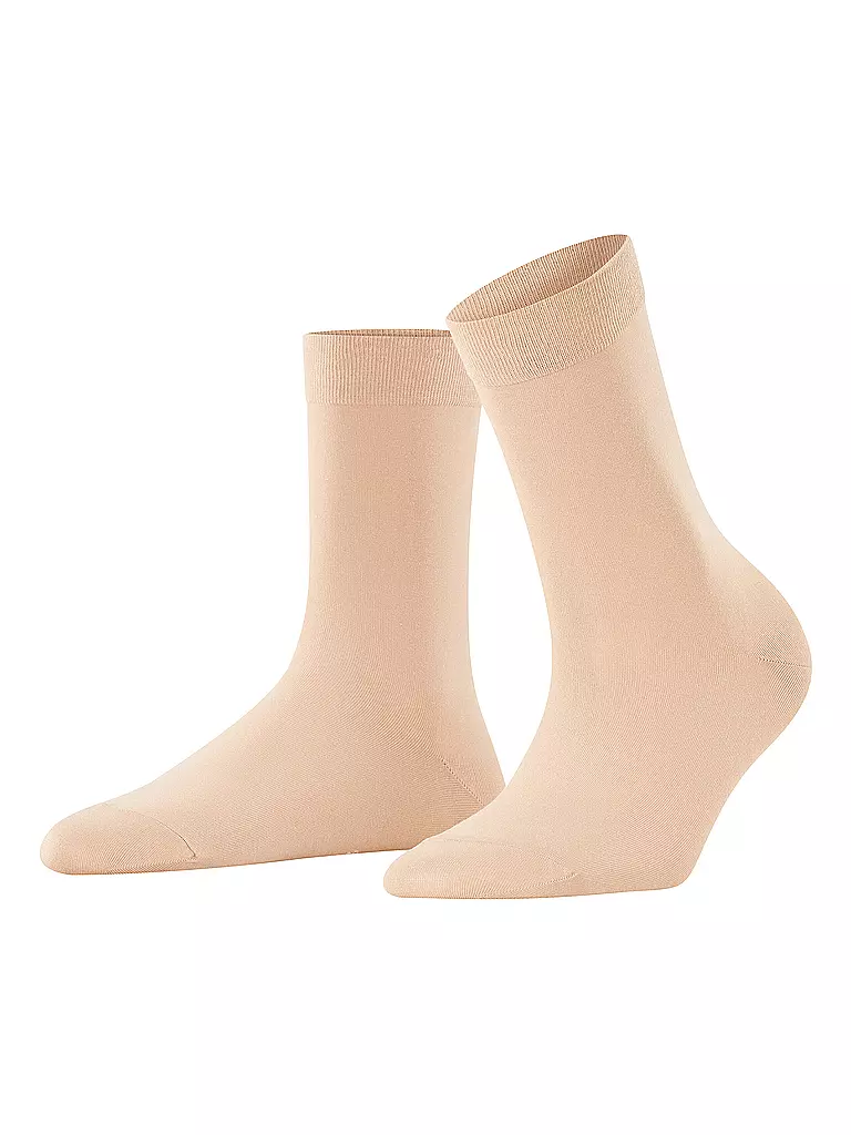 FALKE Socken COTTON TOUCH ginger beige
