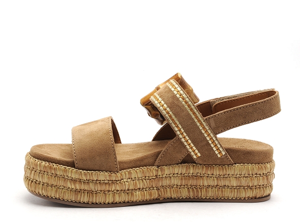 Alpe nu pieds talons femme 5182 marron