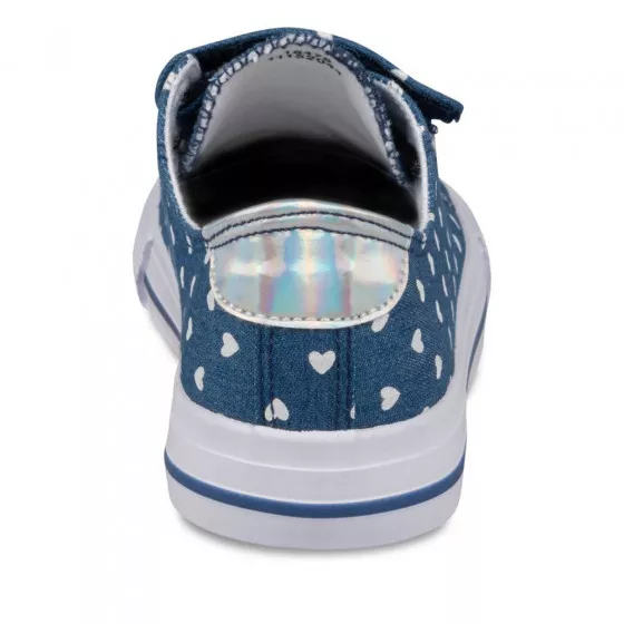 Baskets BLEU LOVELY SKULL