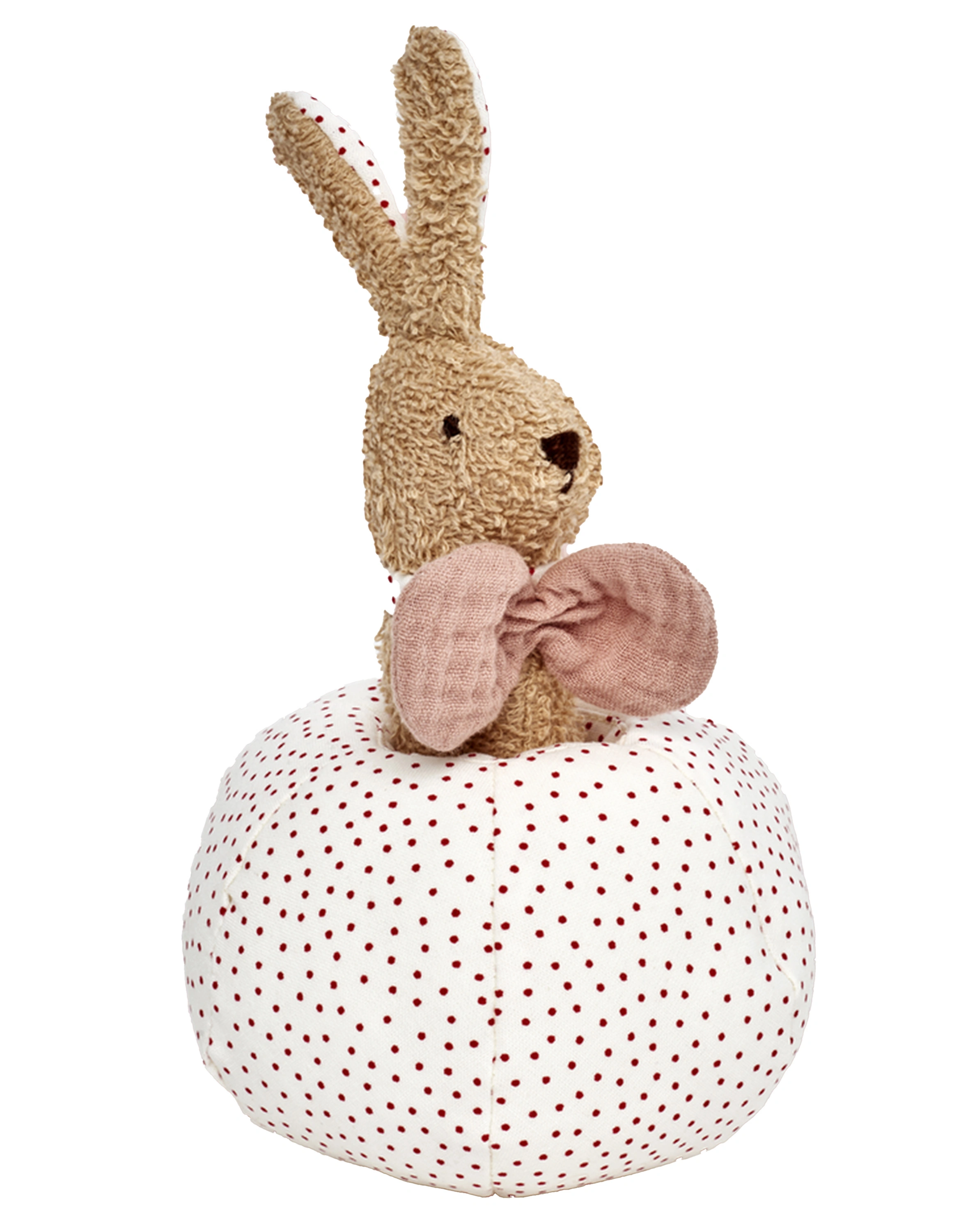 Rasselball HOLLY HASE in mauve