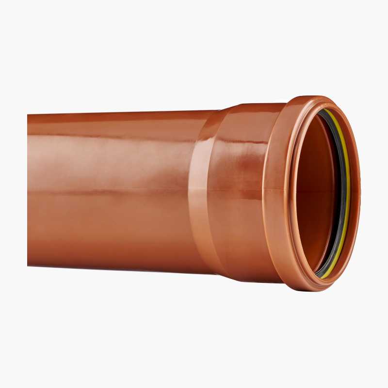 Avløpsrør for nedgraving 2 m, Ø110 mm