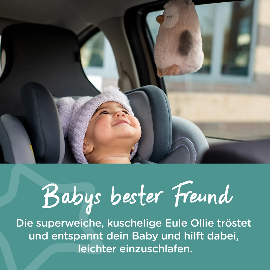 Tommee Tippee Einschlafhilfe Mini-Grofriend wiederaufladbar, Ollie die Eule