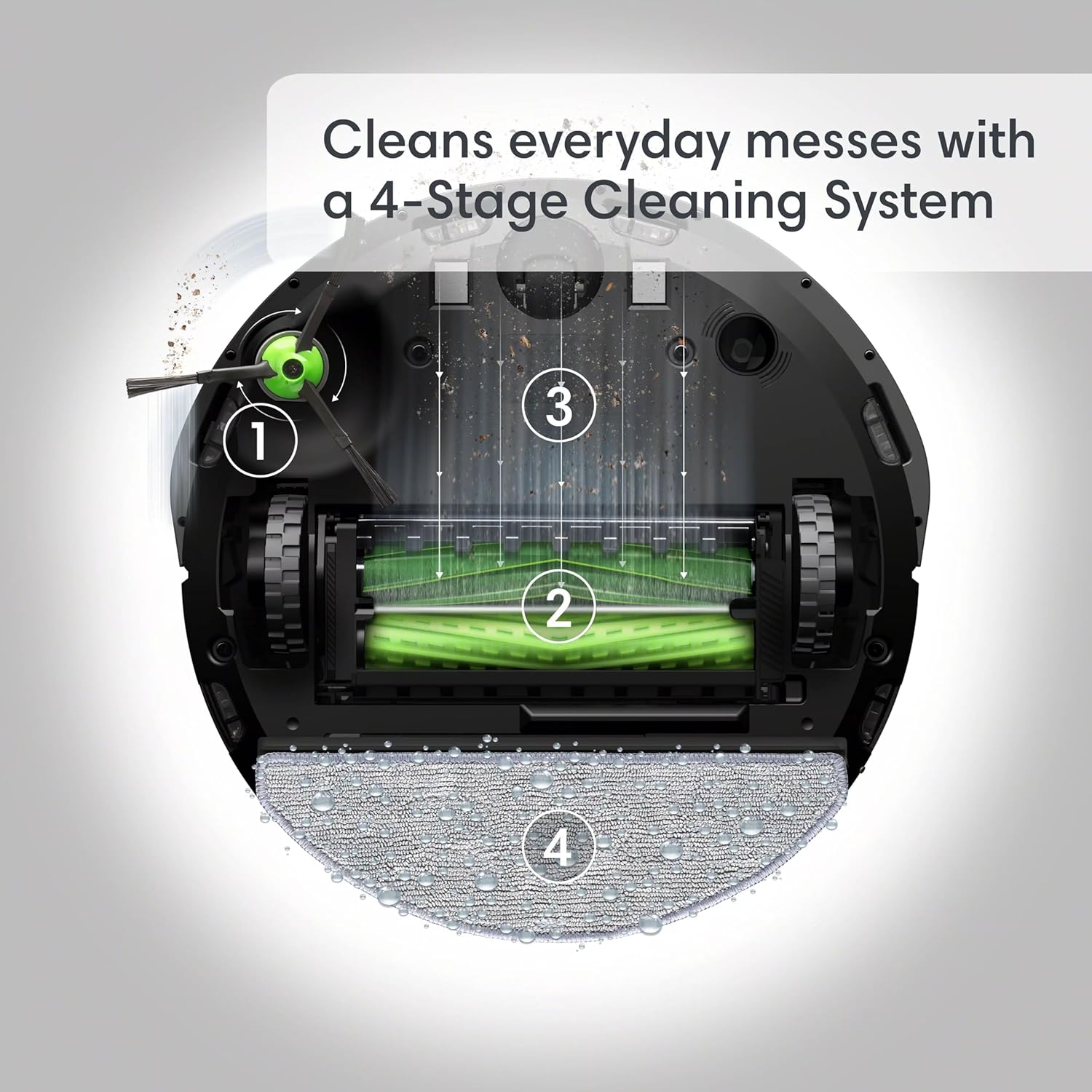 iRobot Roomba Combo i5 Saugroboter mit Wischfunktion