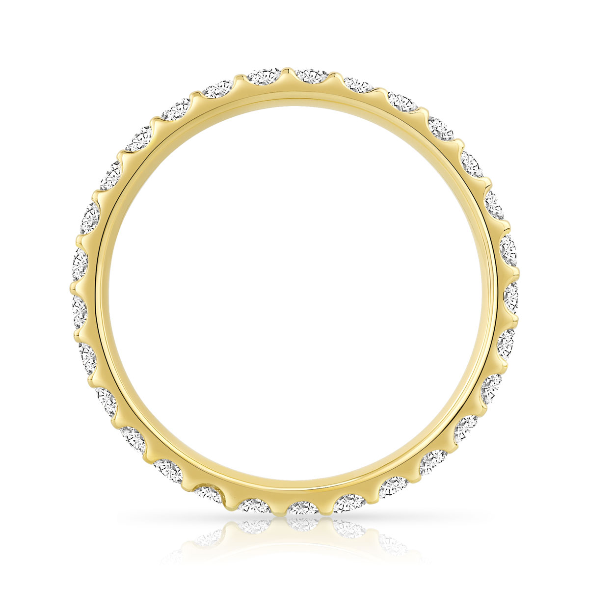 Alliance or 750 jaune diamant H/P1