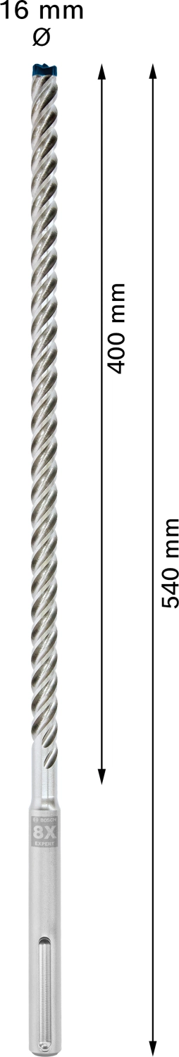 Bosch 2608900215 EXPERT Hamerboor SDS Max-8X - 16x400x540mm