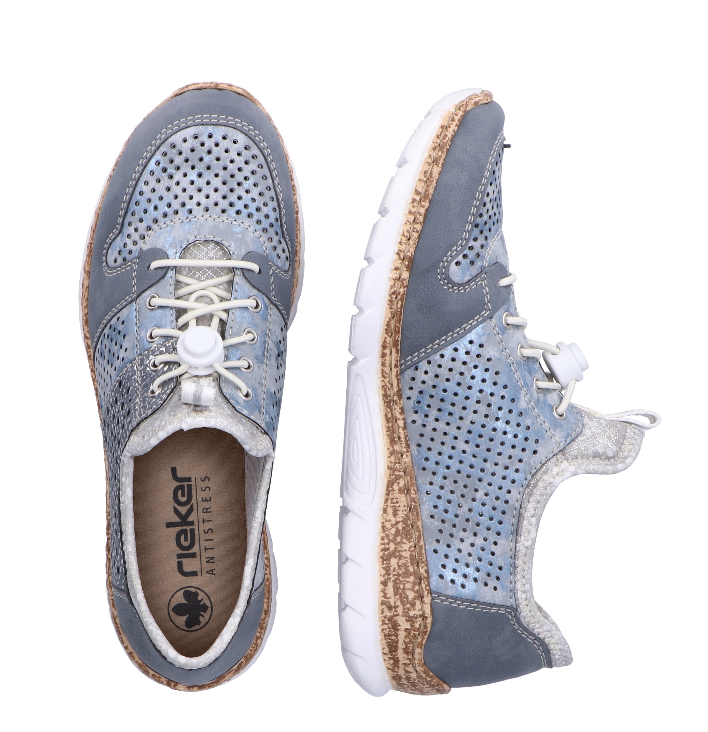 Rieker Slip-On Sneaker  Slipper, Schlupfschuh mit MemoSoft-Ausstattung
