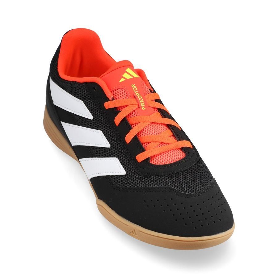 adidas Predator Club Sala IN Solar Energy - Noir/Blanc/Rouge Enfant