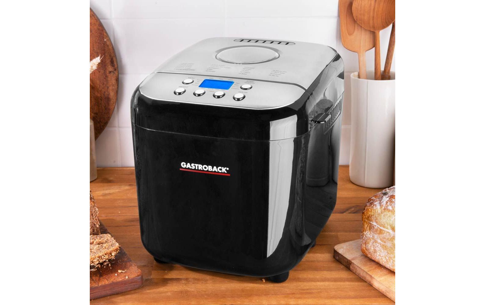 Brotbackautomat Pro SchwarzVielseitiger Brotbackautomat mit 19 Programmen