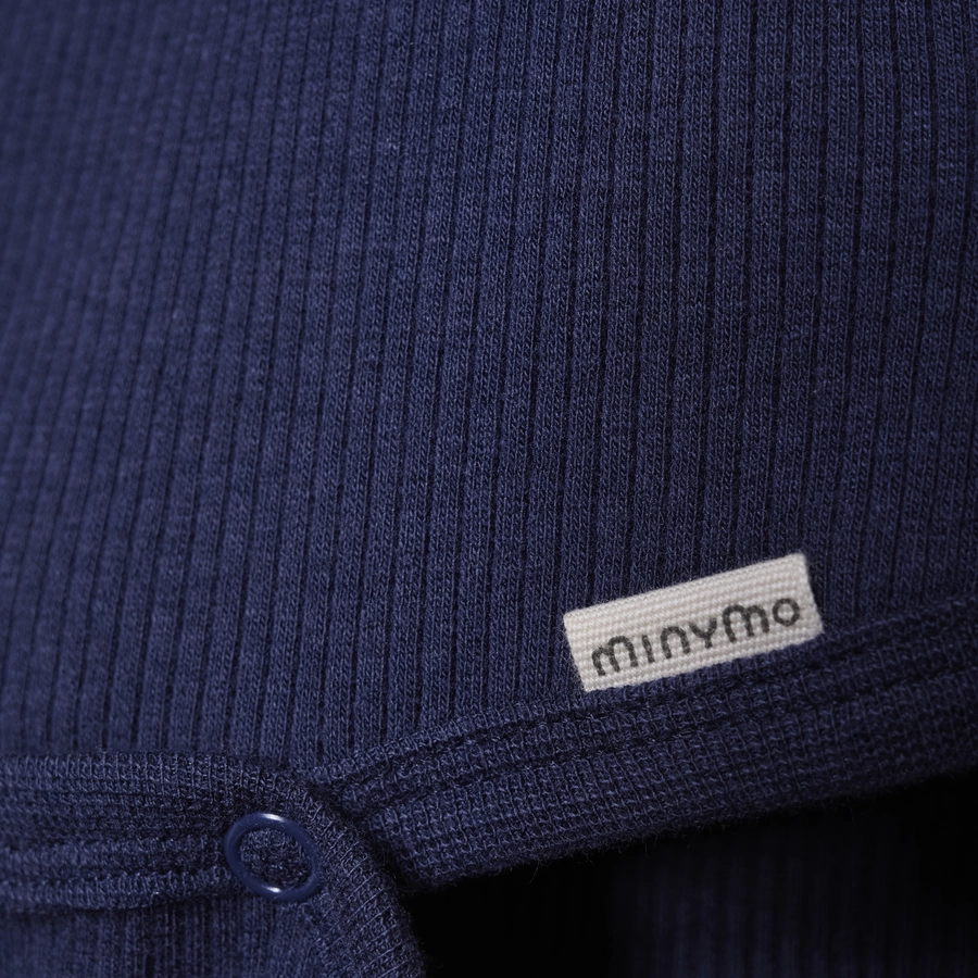 Minymo Wickelbody Rib Dark Navy