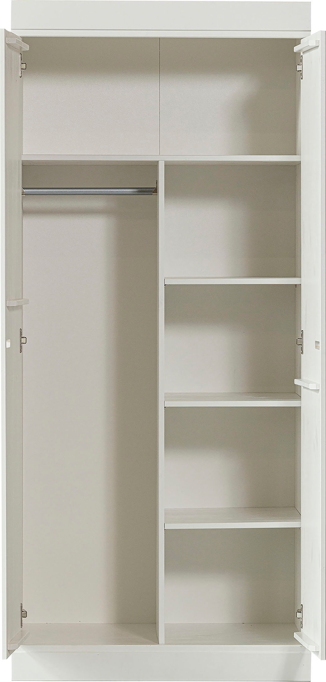 WOOOD Garderobenschrank »Connect« mit zwei Türen, aus Kiefer, Breite 77 cm