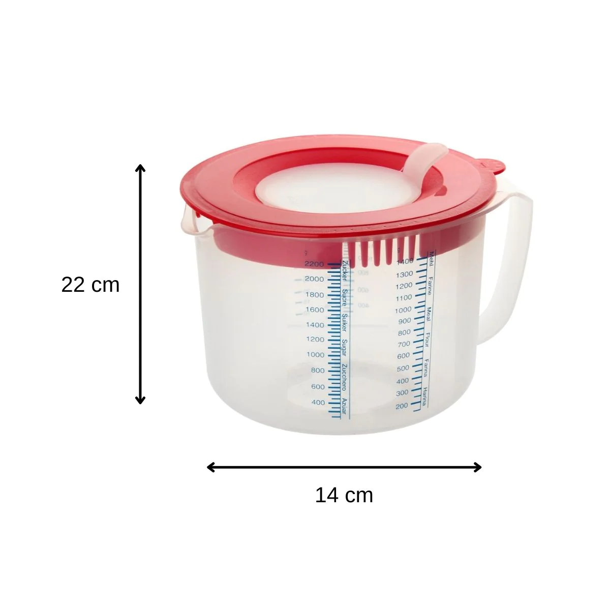 Verre doseur 2,2 litres Baker Edition Dr. Oetker