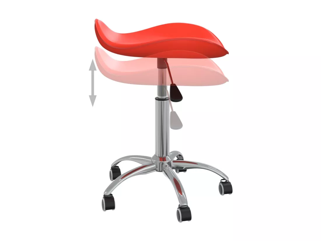 Chaise de bureau Rouge Similicuir