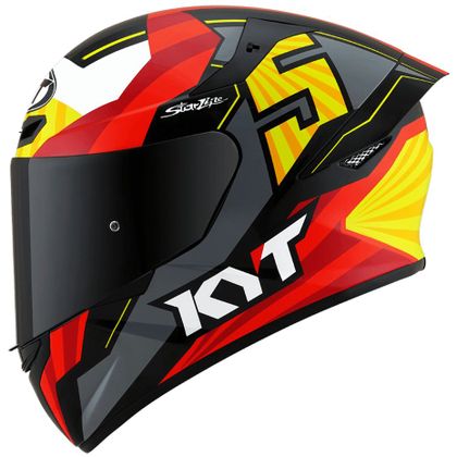 Casque KYT TT-COURSE - FLUX - Multicolore