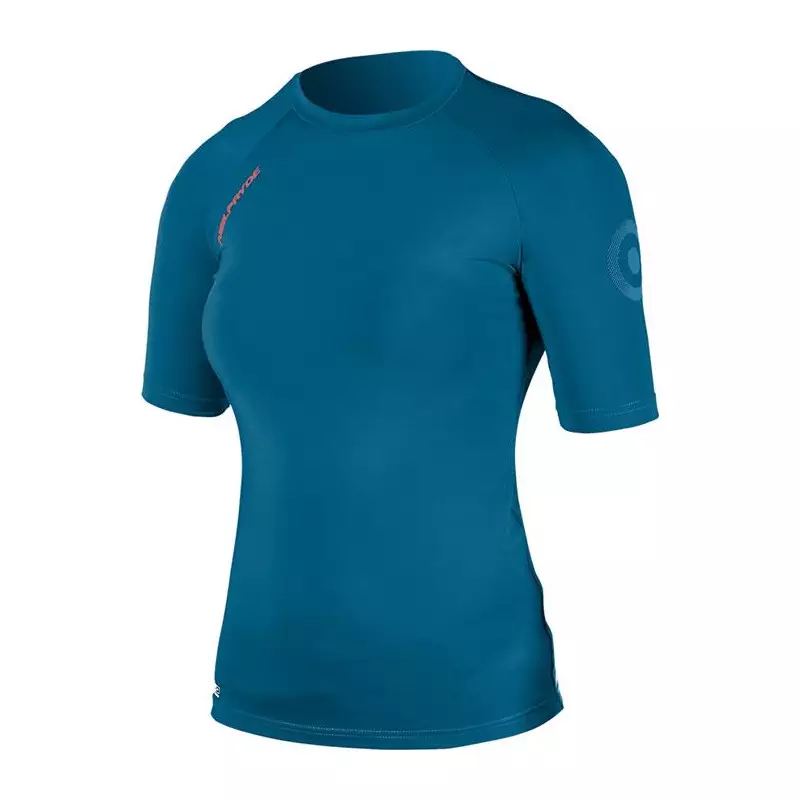 Lycra femme NEILPRYDE Spark Rash Guard Petrol/Coral