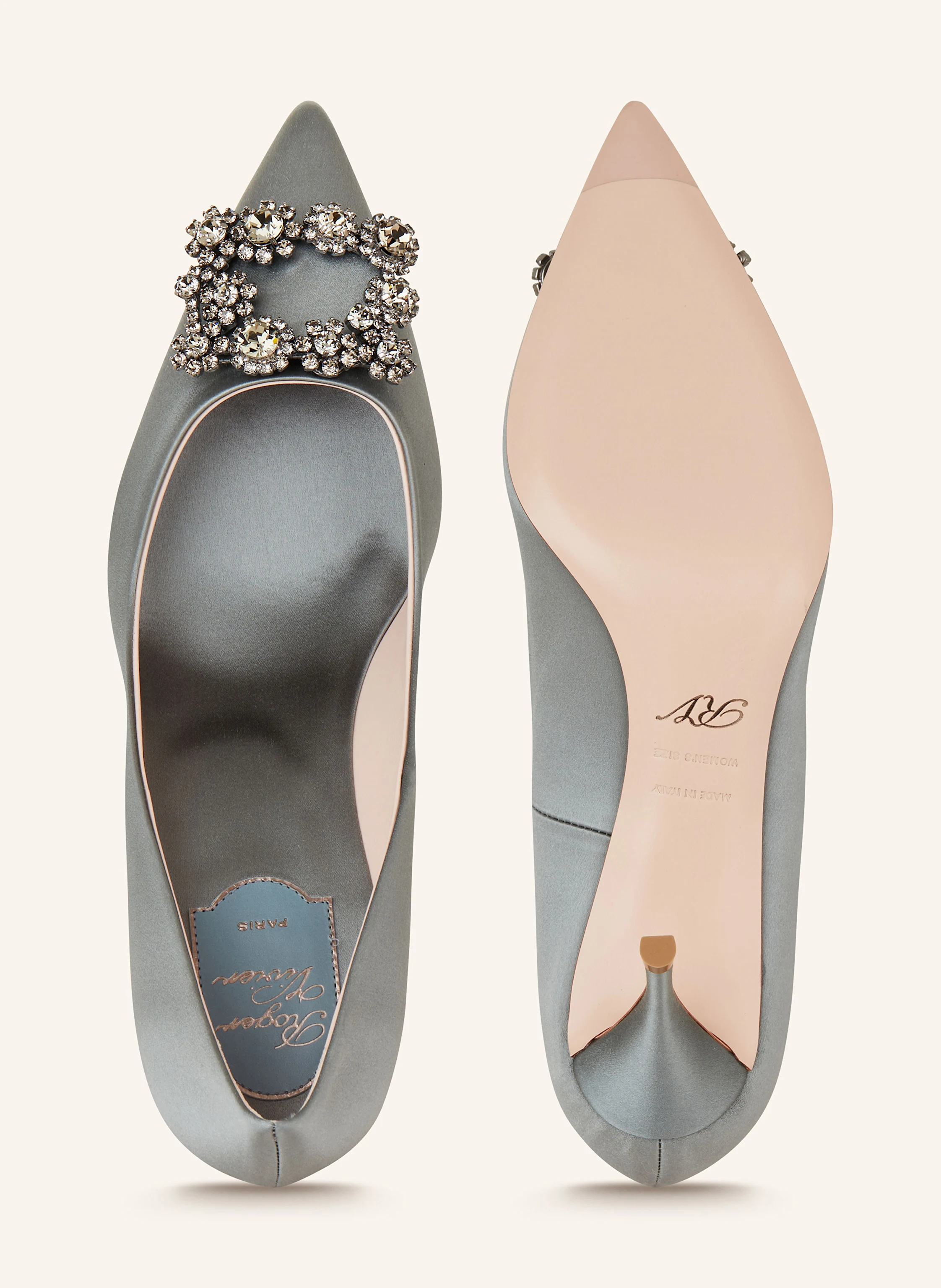 Roger Vivier Pumps EFFLORESCENCE mit Schmucksteinen