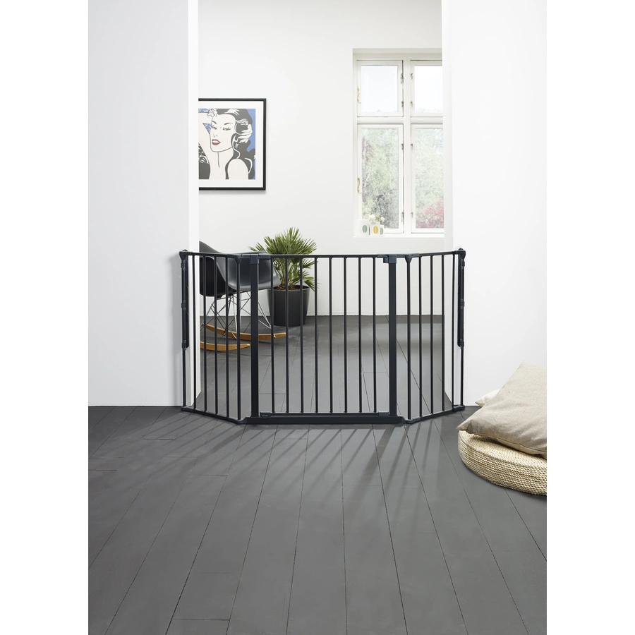 BabyDan Schutzgitter Flex M 90 bis 146 cm, schwarz
