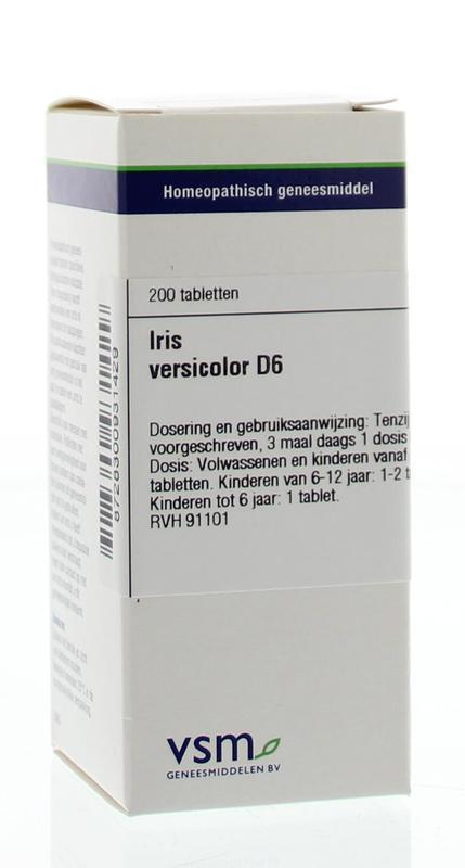 VSM Iris versicolor D6 200 tabletten
