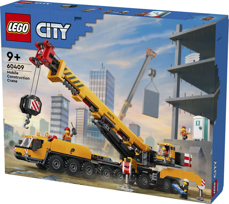 Lego Gul mobil byggekran 60409