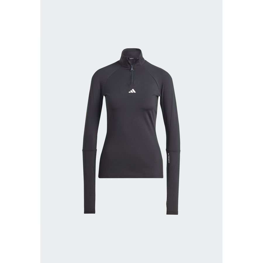 Adidas Haut d'entraînement à manches longues et zip 1/4 Techfit COLD.RDY