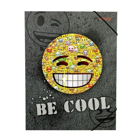 Undercover Gummizugmappe Emoji , A4