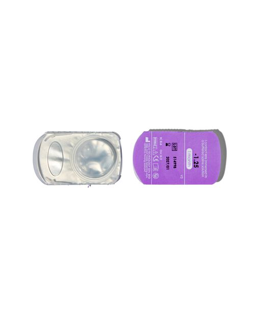 2 lentilles de contact mensuelles souples -1.75