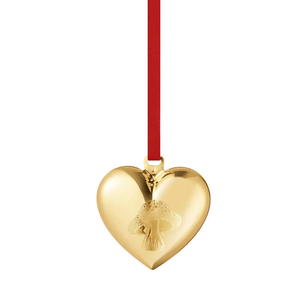Georg Jensen  CC 2023 julehjerte - forgyldt