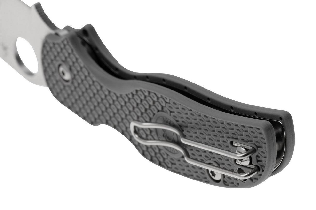 Spyderco Sage 5 Lightweight Maxamet C123PGY Gray FRN, zakmes