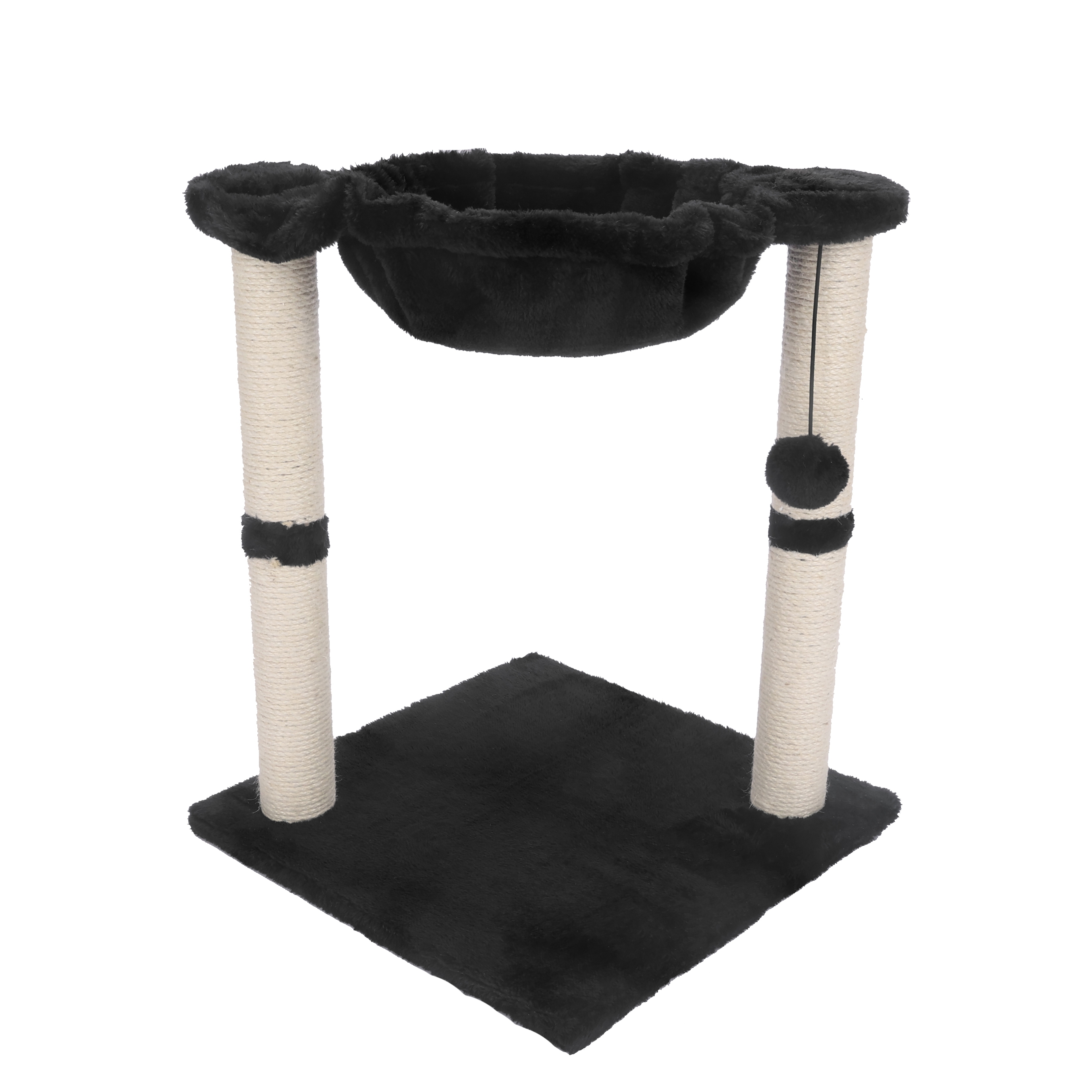 Katzenbaum 50 cm schwarz