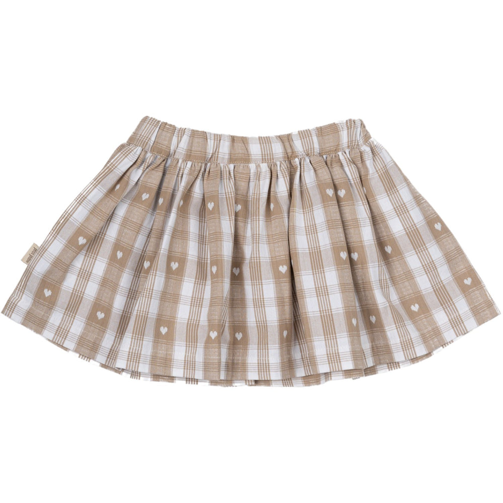 Køb Petit Piao Off White Heart Nederdel Pocket Woven