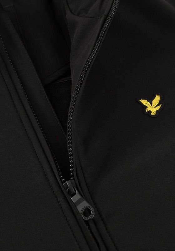 Lyle & Scott - Fleece Back Softshell - Jas - Jet Black