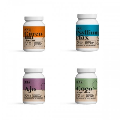 Kit CRU com 4 suplementos nutricionais para animais de estimação