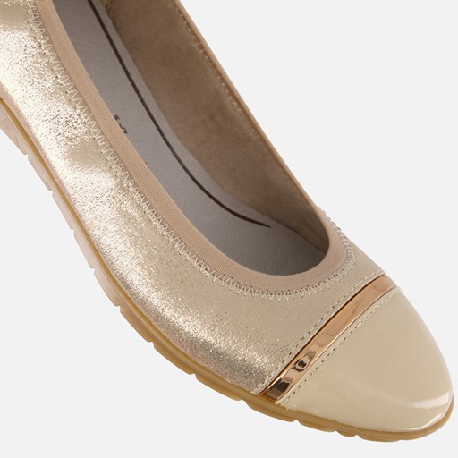 Tamaris Joya Ballerina's goud Synthetisch
