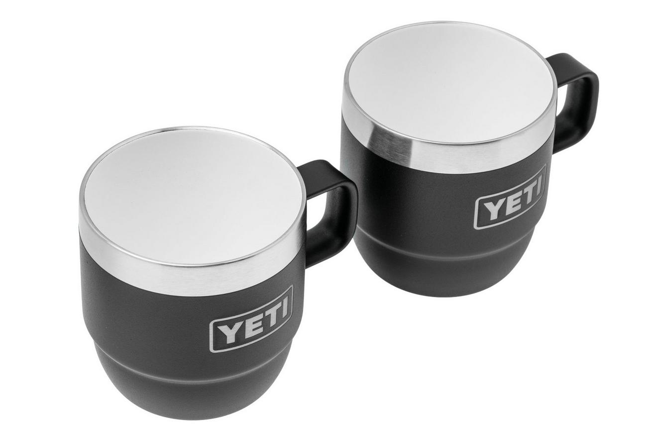 Yeti Rambler Stackable Mugs 6oz, Black, stapelbare thermosmokken, 177 ml
