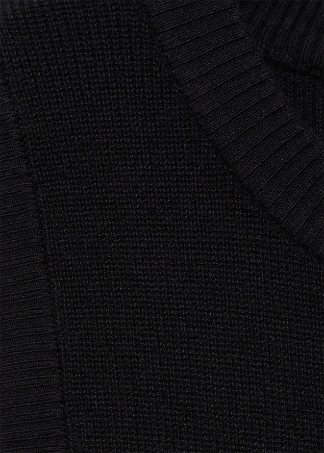 MANGO Sleeveless knit dress Black