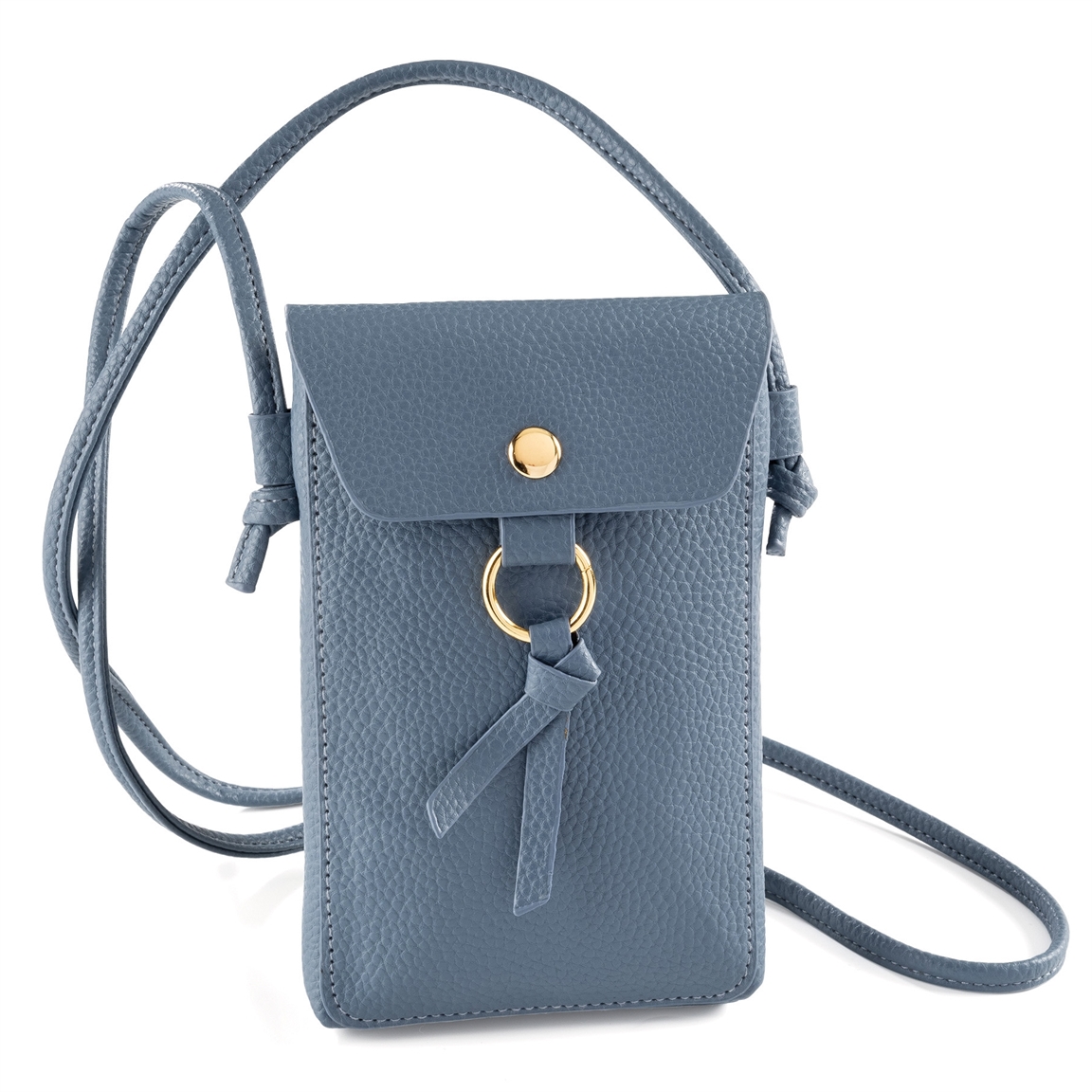 Sac pochette nœud bleu ou jaune