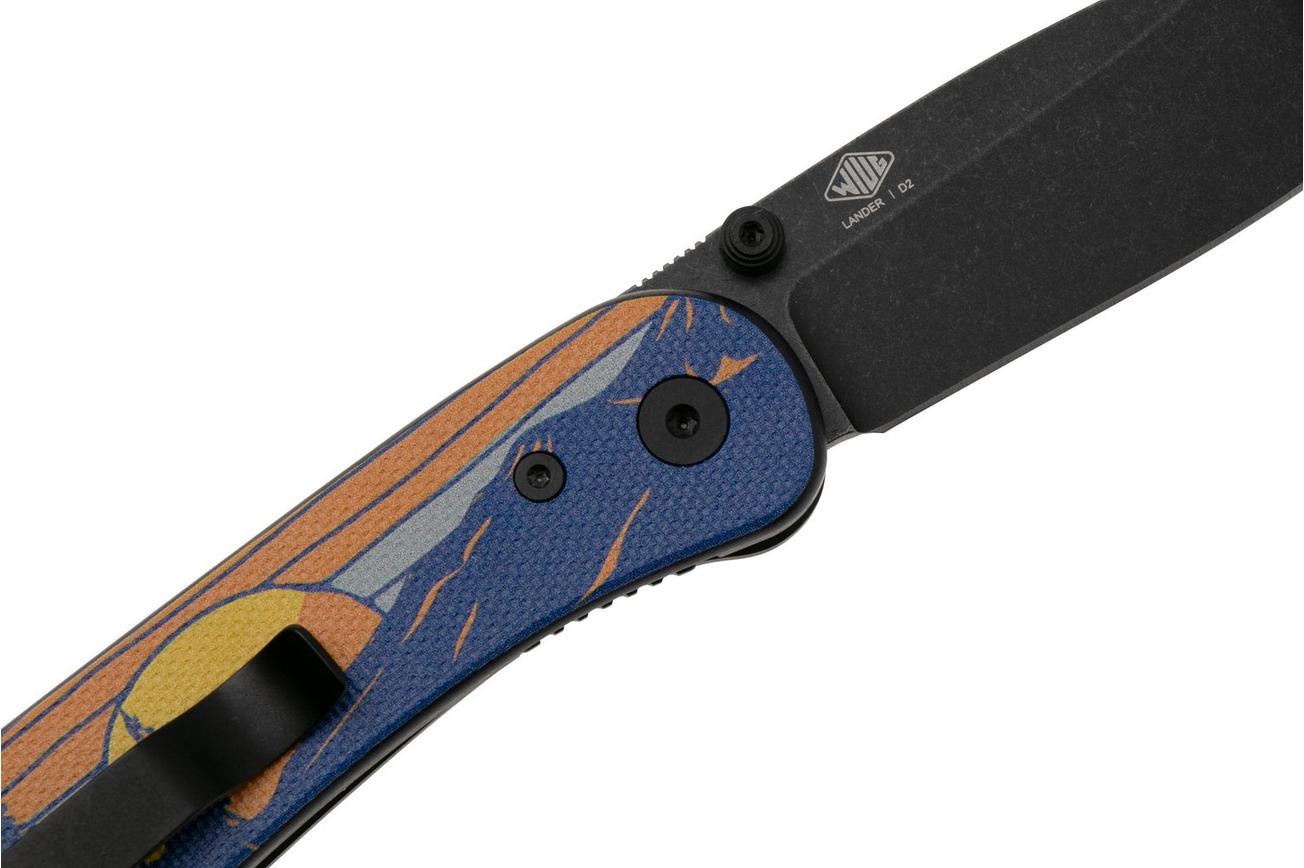 KNAFS Lander 1, KNAFS-00371, Black D2, Timberline G10 zakmes