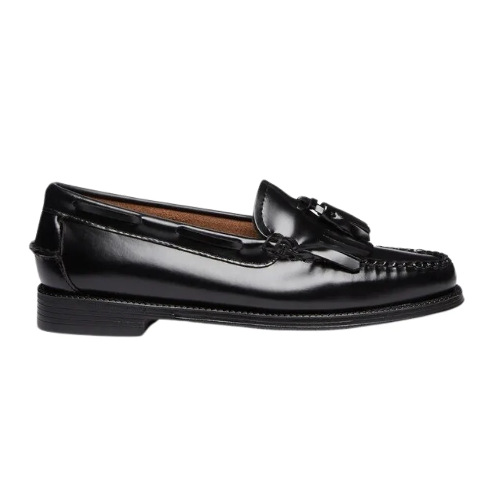 G.H BASS  Weejun Esther Kiltie loafers - Black Leather