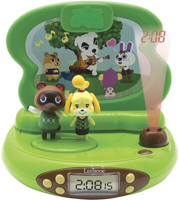 Lexibook Animal Crossing Projektor Vekkeklokke