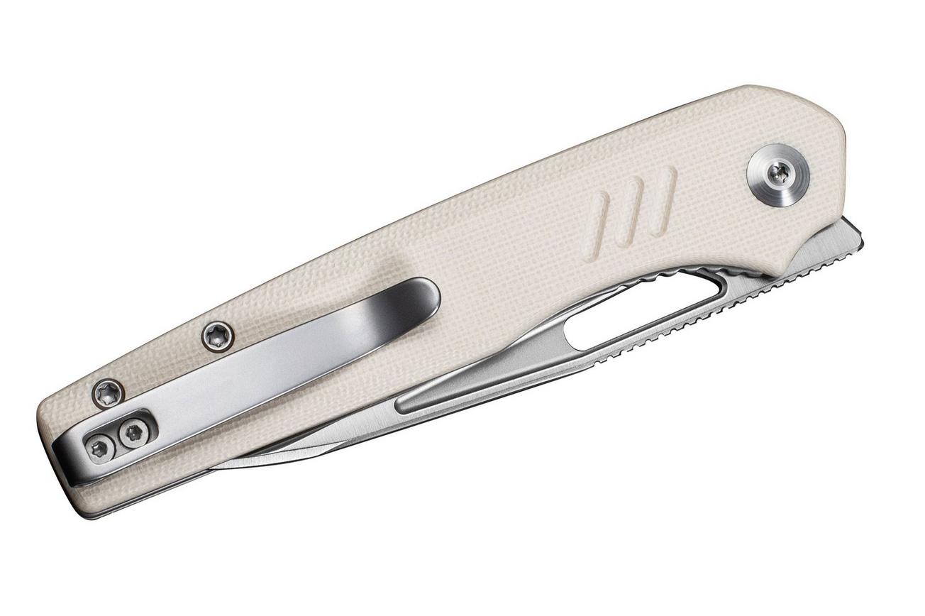 Civivi Guile C24062B-3 Satin 14C28N, Ivory G10, zakmes, Shawn Ashmore design