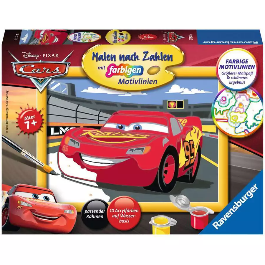 Ravensburger Lightning McQueen bunt
