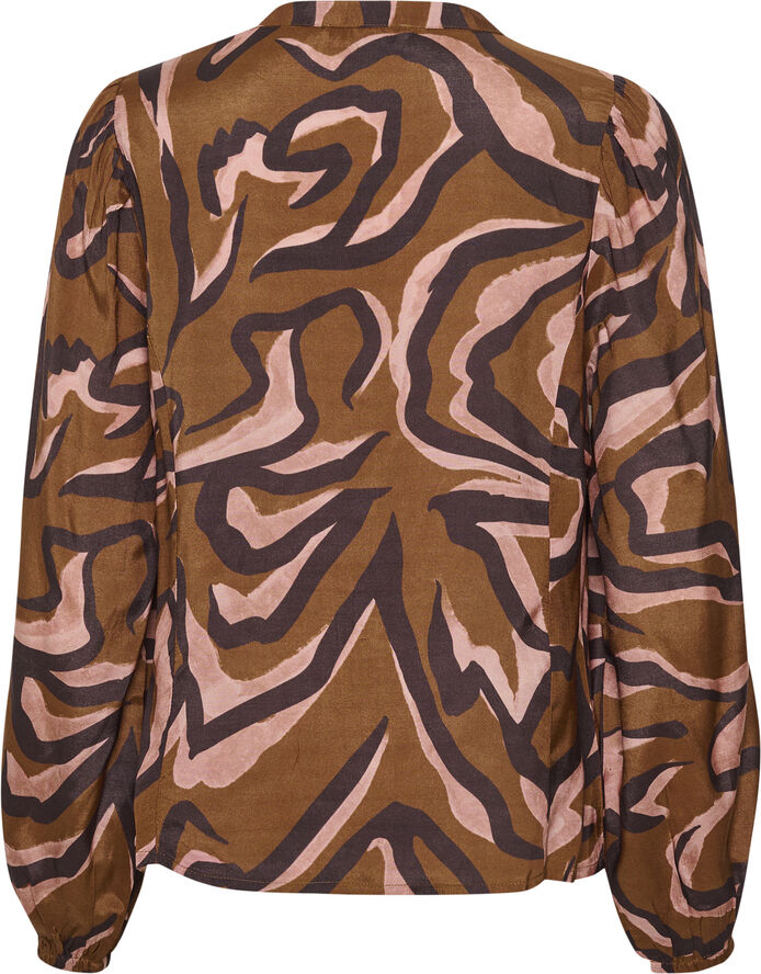 Cream CRBatti Shirt Leather brown animal