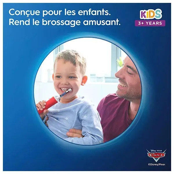 Escova de dentes elétrica Oral-B Kids Cars +3 anos