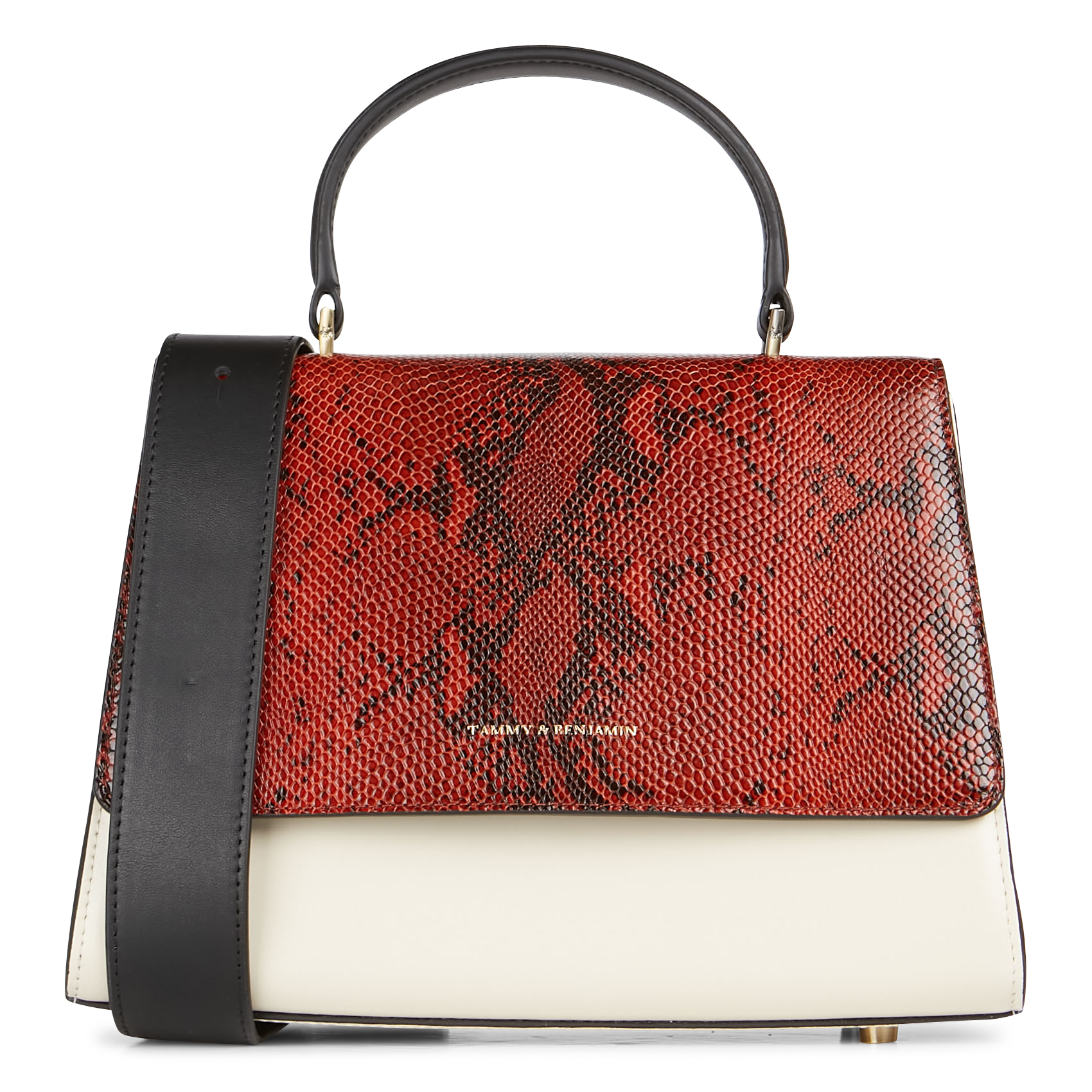 ALEXIA MINI - Sac à main en cuir | Marron