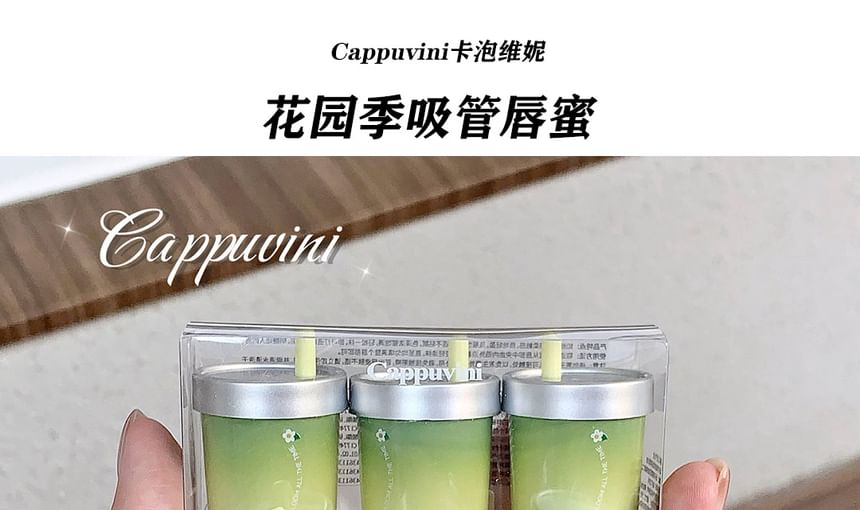 Cappuvini - Garden Season Straw Cup Glossy Lipstick - 6 kleuren